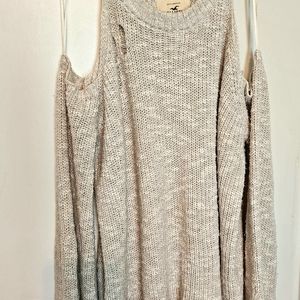 Hollister Open Shoulder Sweater
